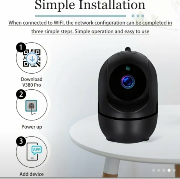 1080P HD WiFi Smart Night Vision Camera - 350° Wireless IP Surveillance CCTV - Picture 2 of 5